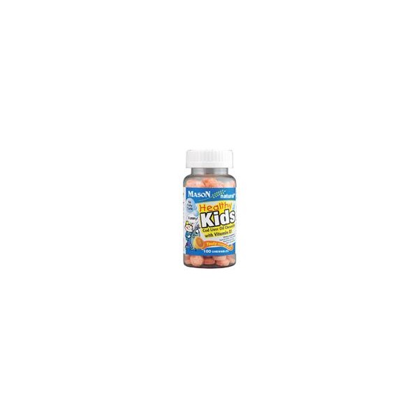 HEALTHY KIDS COD LIVER OIL WITH VITAMIN D CHEWABLE TABLETS (orange flavor)  - Alpha Pharmacy